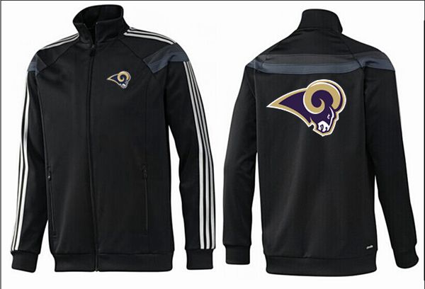 St. Louis Rams All Black Color NFL Jacket