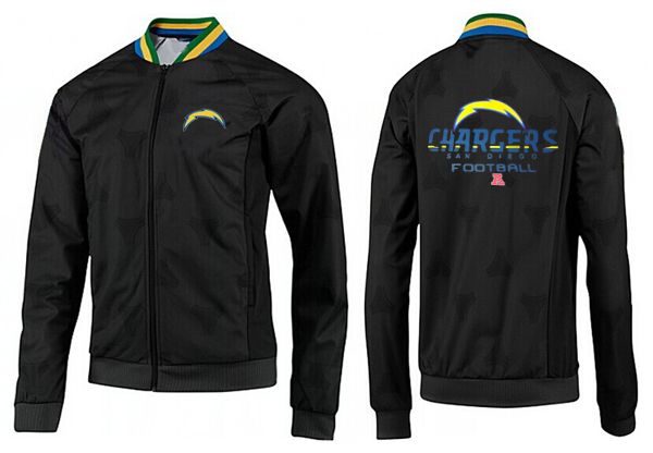 San Diego Chargers All Black NFL Jacket