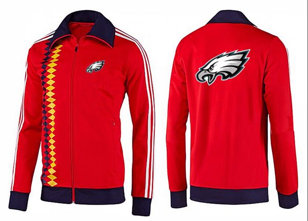Philadelphia Eagles Red Black NFL Jacket 1