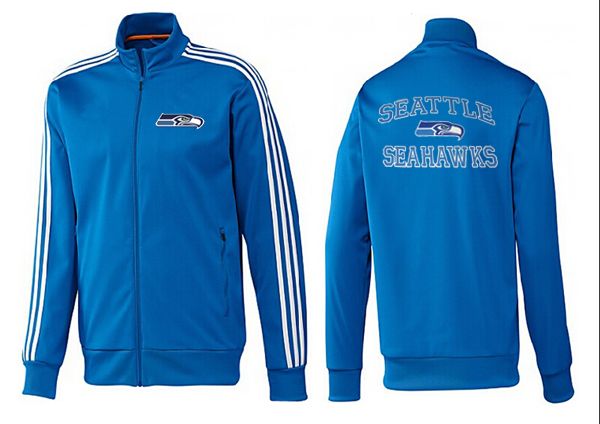 Seattle Seahawks Blue Color NFL Jacket 1jpg