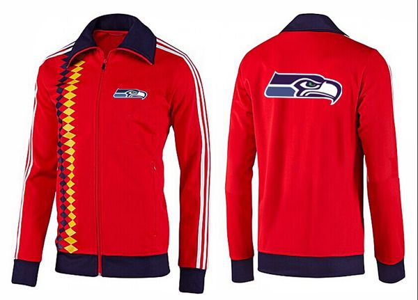 Seattle Seahawks NFL Red Black Jacket 1
