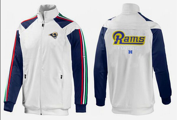 St. Louis Rams White D.Blue NFL Jacket