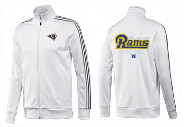 St. Louis Rams All White Color  NFL Jacket