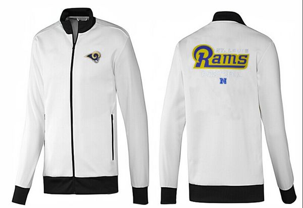 St. Louis Rams White Black NFL Jacket