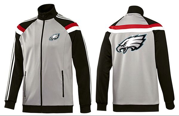 Philadelphia Eagles Grey Black NFL Jacket