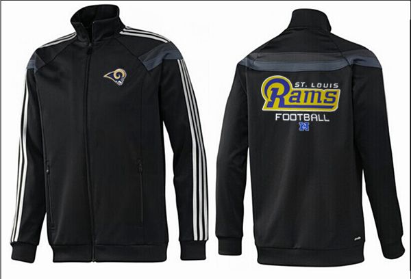 St. Louis Rams All Black NFL Jacket 1
