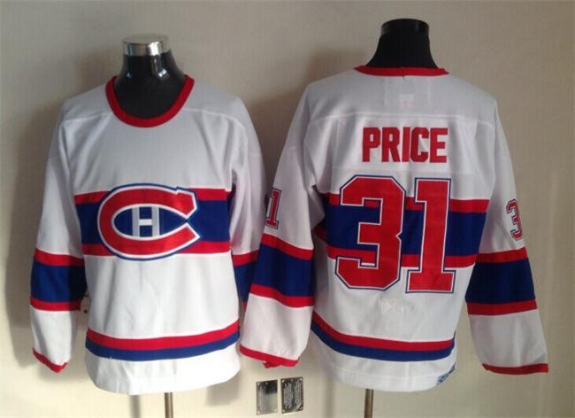 NHL Montreal Canadiens #31 Price White Jersey