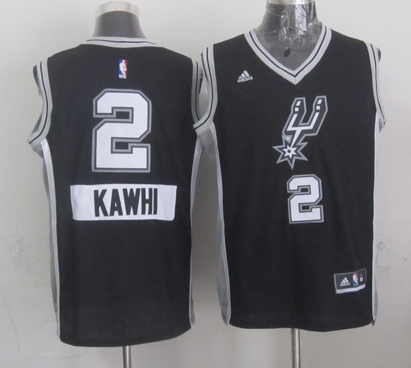 NBA San Antonio Spurs #2 Kawhi Black Christmas 2015 Jersey