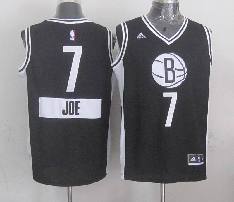 NBA Brooklyn Nets #7 Joe Black Christmas 2015 Jersey