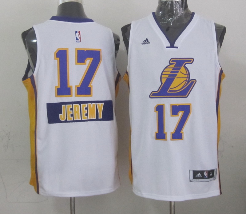 NBA Los Angeles Lakers #17 Jeremy White Christmas 2015 Jersey