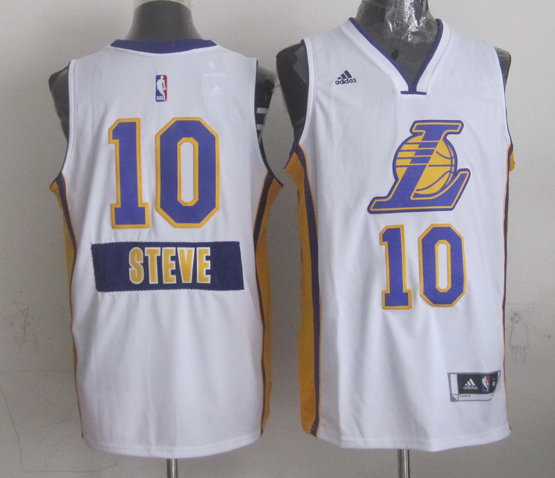 NBA Los Angeles Lakers #10 Steve White Christmas 2015 Jersey