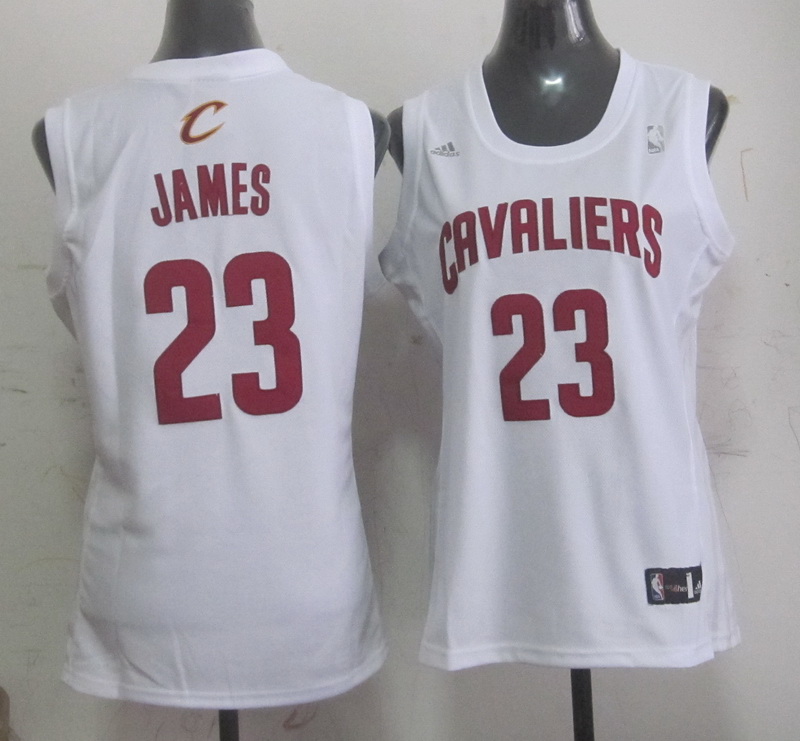 NBA Cleveland Cavaliers #23 James White Women Jersey