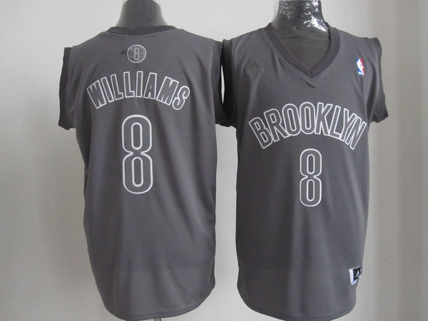 NBA Brooklyn Nets #8  Williams Grey Jersey