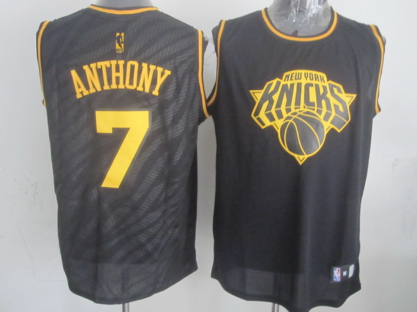 NBA New York Knicks #7 Anthony Black Zebra Jersey