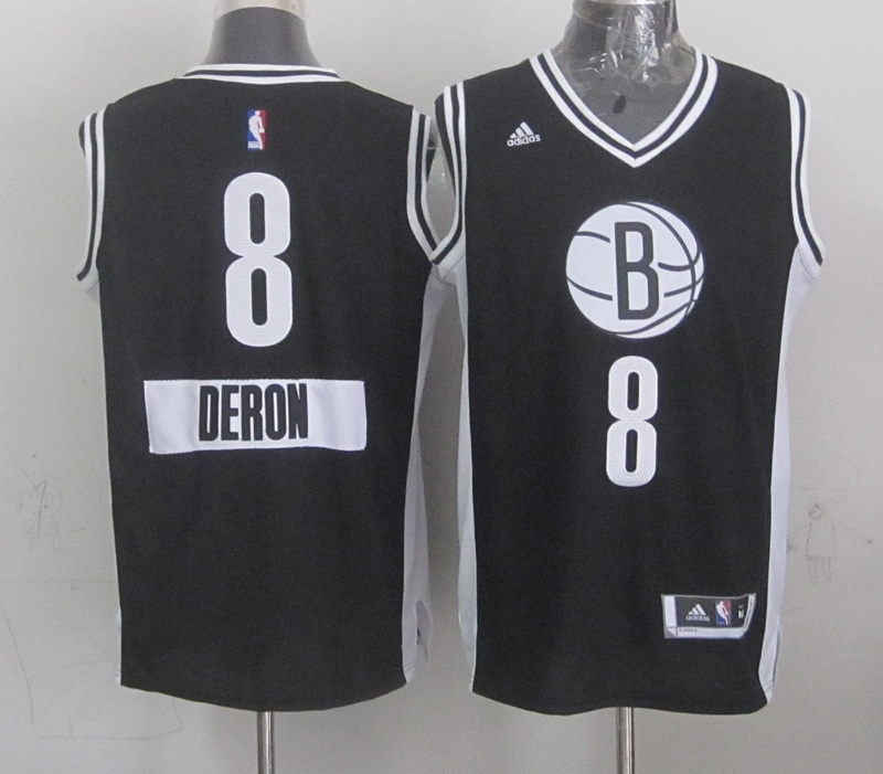 NBA Brooklyn Nets #8 Deron Black Christmas 2015 Jersey