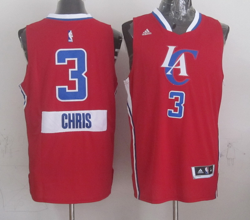 NBA Los Angeles Clippers #3 Chris Red Christmas 2015 Jersey