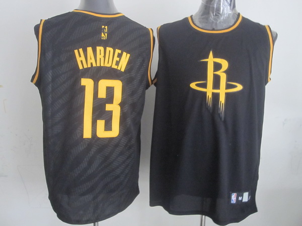 NBA Houston Rockets #13 Harden Black Zebra Jersey