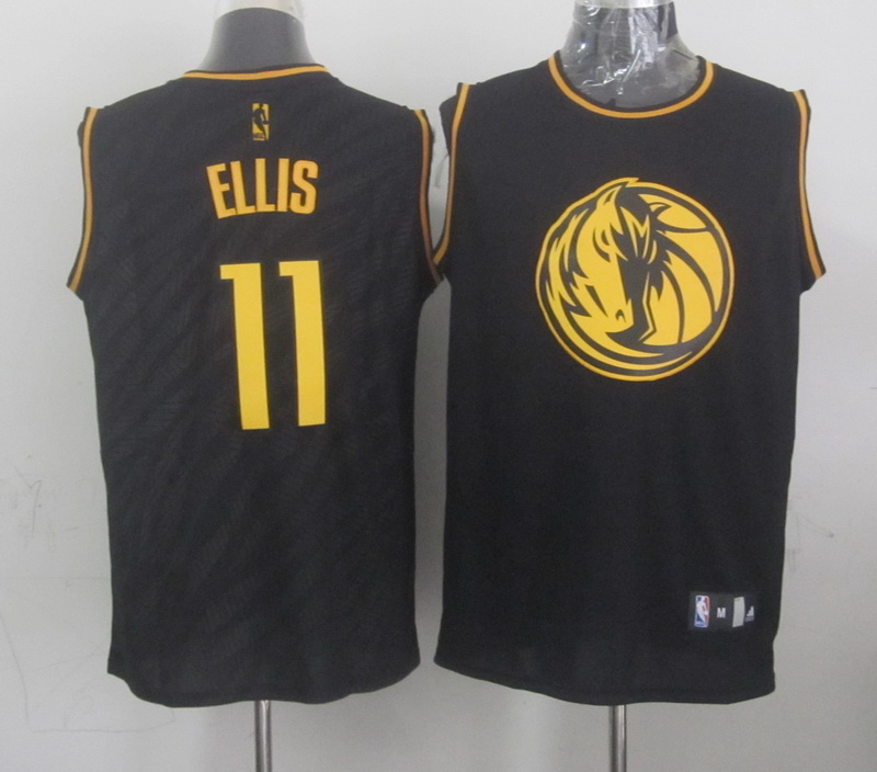 NBA Dallas Mavericks #11 Ellis Black Zebra Jersey