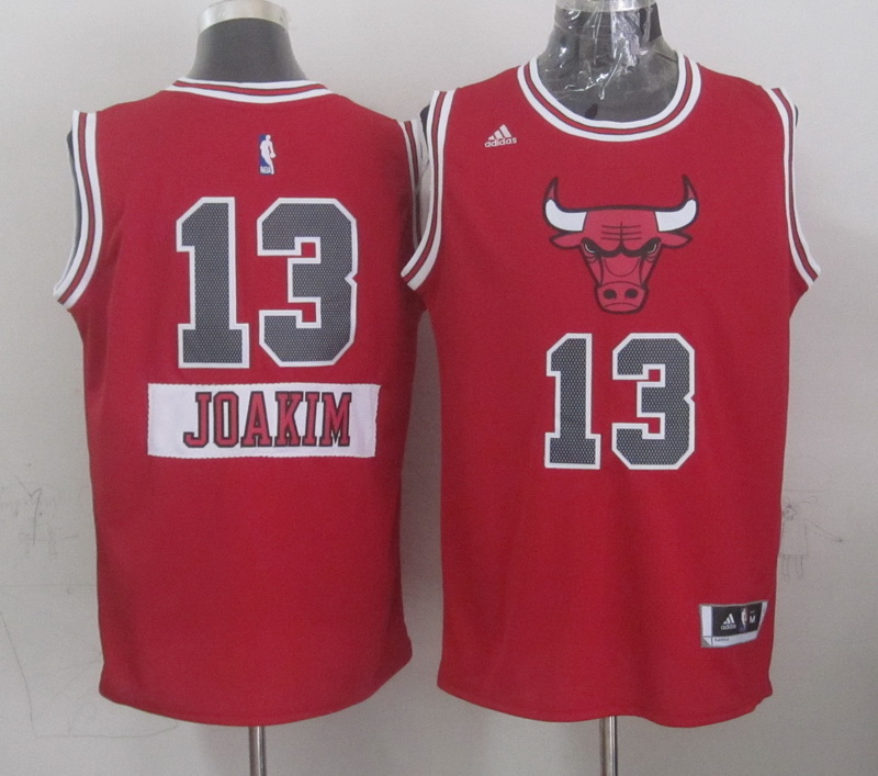NBA Chicago Bulls #13 Joakim Red Christmas 2015 Jersey
