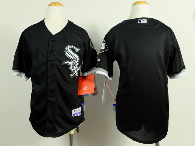 MLB Chicago White Sox Blank Black Youth Jersey