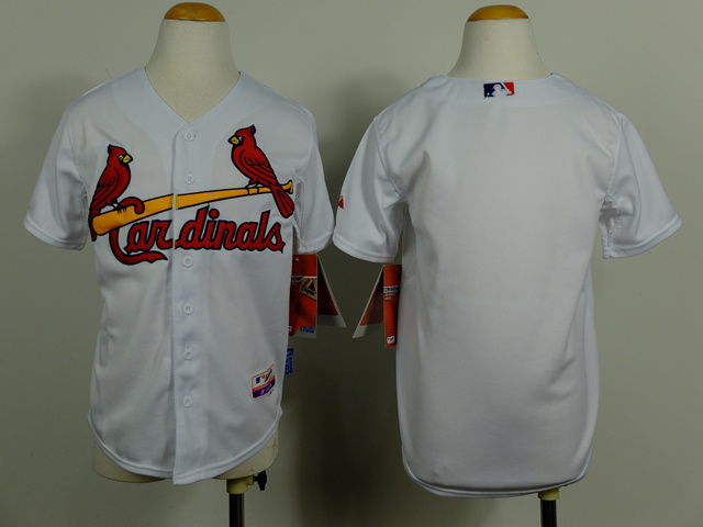 MLB St. Louis Cardinals Blank White Youth Jersey