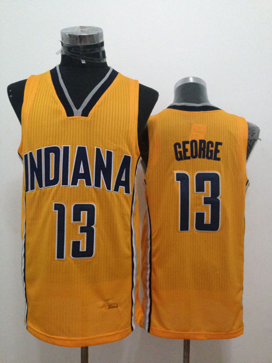 NBA Indiana Pacers #13 George Yellow Jersey