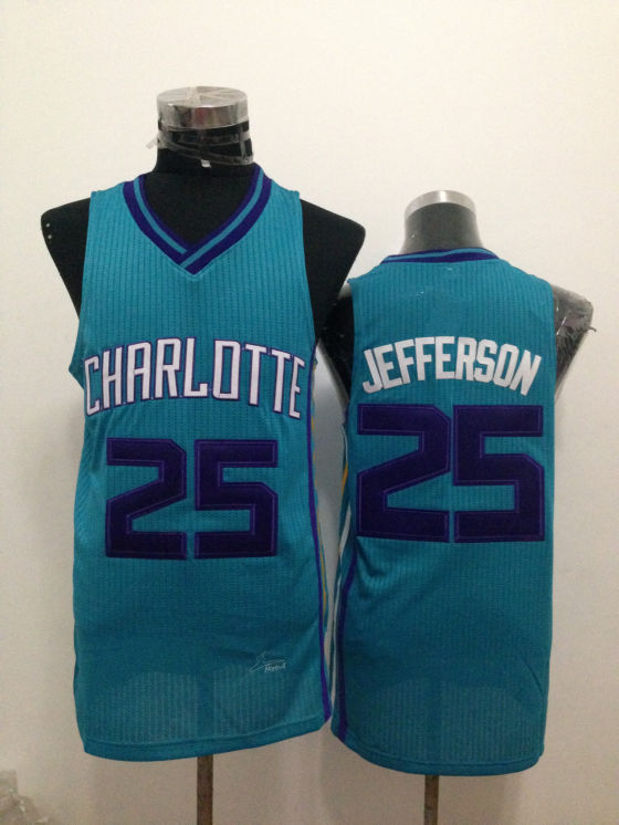 NBA Charlotte Bobcats #25 Jefferson Blue Jersey