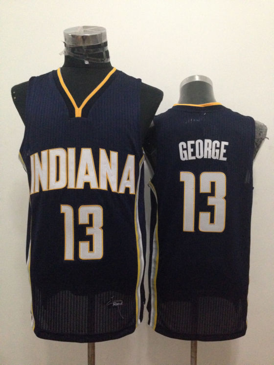 NBA Indiana Pacers #13 George D.Blue Jersey