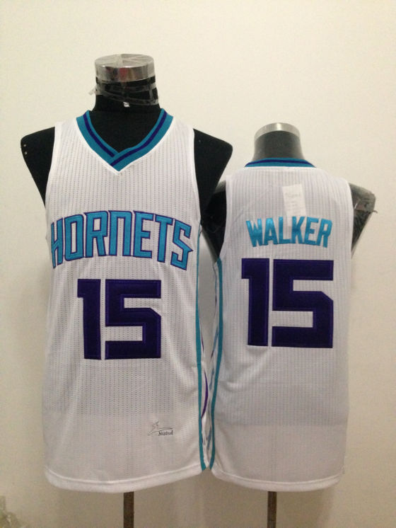 NBA New Orleans Hornets #15 Walker White Jersey