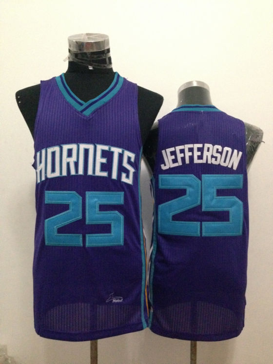 NBA Charlotte Bobcats #25 Jefferson Purple Jersey