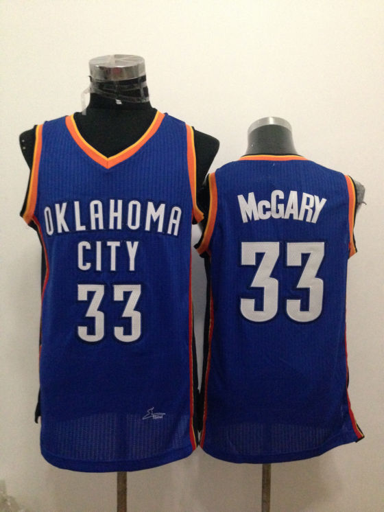 NBA Oklahoma City Thunder #33 McGary Blue Jersey