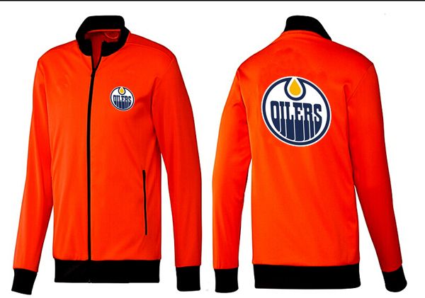 Edmonton Oilers Red Black NHL Jacket