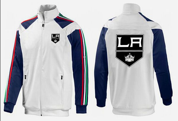 NHL Los Angeles Kings White Blue Jacket