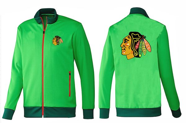 NHL Chicago Blackhawks Green Jacket