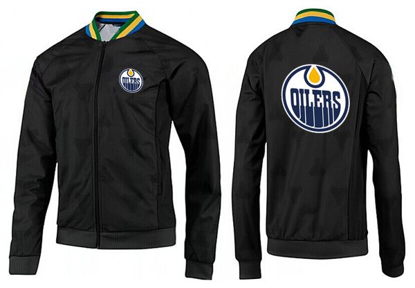 NHL Edmonton Oilers Black Jacket