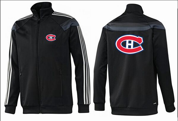 NHL Montreal Canadiens Black Color  Jacket