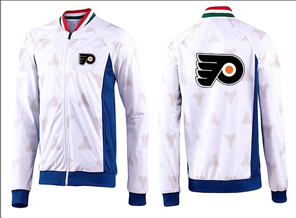 NHL Philadelphia Flyers White Blue Jacket