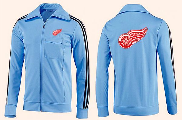 NHL Detroit Red Wings L.Blue Color Jacket