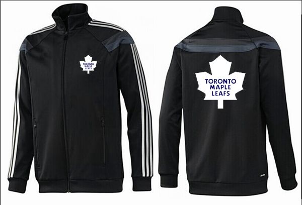 NHL Toronto Maple Leafs Black Color  Jacket