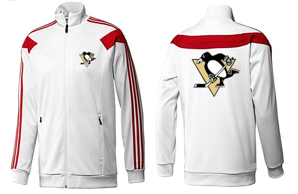 NHL Pittsburgh Penguins White Red Jacket