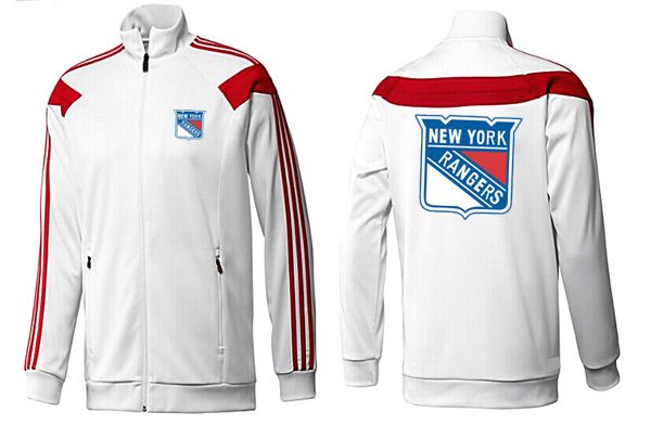 NHL New York Rangers White Red Jacket