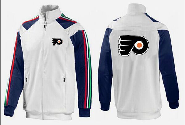 NHL Philadelphia Flyers White Blue Color Jacket