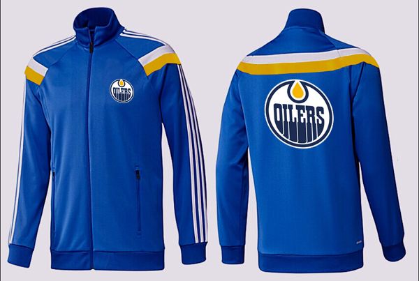 NHL Edmonton Oilers Blue Color Jacket