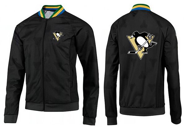 Pittsburgh Penguins All Black Color NHL Jacket