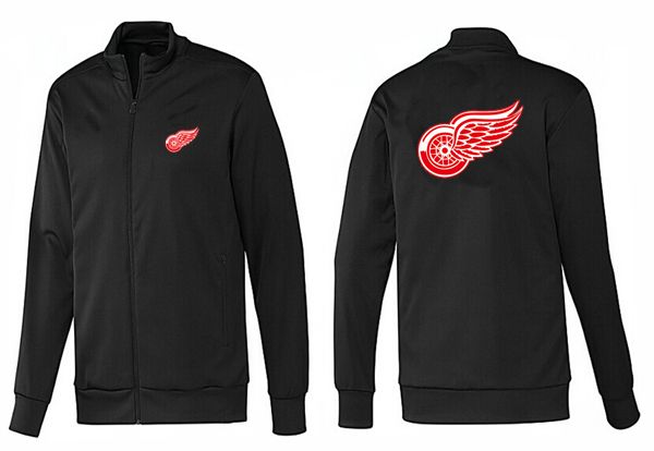 NHL Detroit Red Wings Black Color Jacket