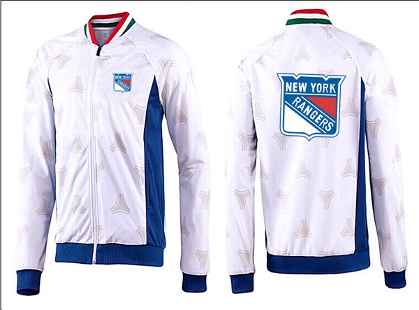 NHL New York Rangers White Blue Jacket