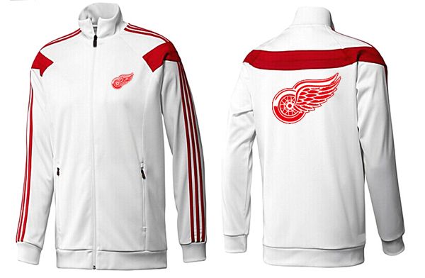 Detroit Red Wings White Red NHL Jacket