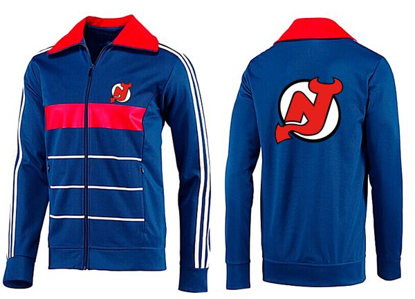 NHL New Jersey Devils Blue Red Jacket