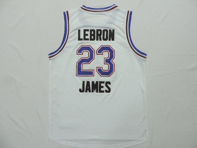 NBA Cleveland Cavaliers #23 Lebron White All Star Jersey