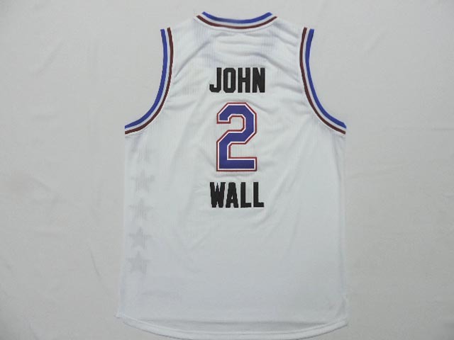 NBA Washington Wizards #2 John Wall White All Star Jersey